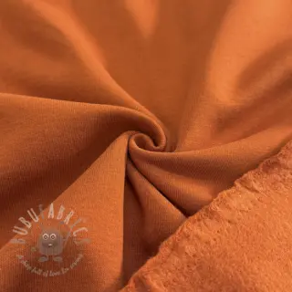 Kardat sweatshirttyg brick