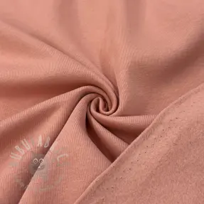 Kardat sweatshirttyg faded coral