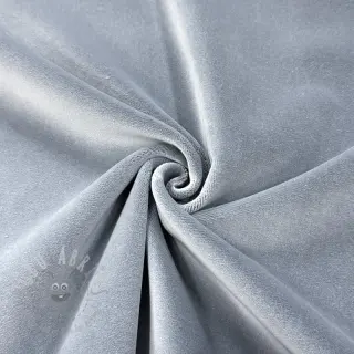 Sammet VELVET PREMIUM blue grey