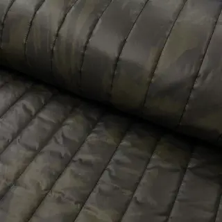 Prešívaná látka Camouflage army green