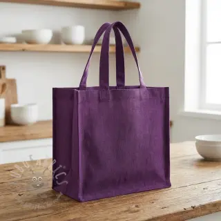 Förtvättat lin dark purple