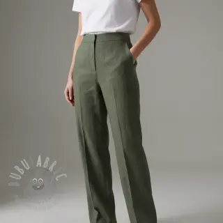 Förtvättat lin STONEWASHED PREMIUM camo green