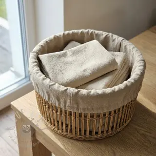 Förtvättat lin STONEWASHED PREMIUM sand