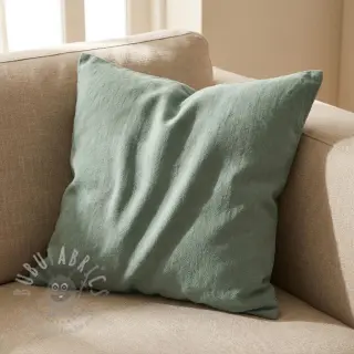 Förtvättat lin STONEWASHED PREMIUM dark mint