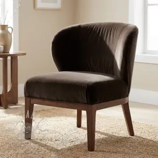 Sammet VELVET LIGHT wood brown
