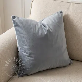 Sammet VELVET PREMIUM blue grey