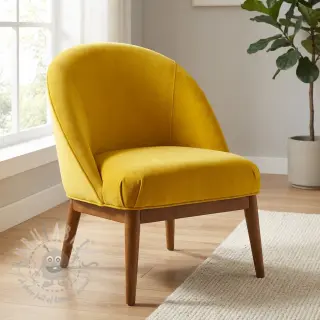 Sammet VELVET LIGHT ochre
