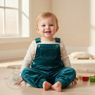 Sammet VELVET STRETCH petrol