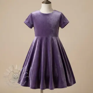 Sammet VELVET STRETCH violet