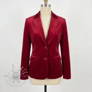 Sammet VELVET STRETCH red