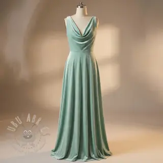 Sammet VELVET STRETCH mint