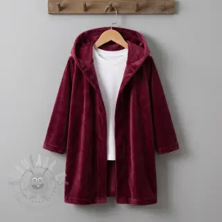 Sammet VELVET STRETCH bordeaux