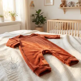 Sammet VELVET STRETCH brick