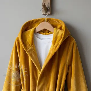 Sammet VELVET STRETCH ochre