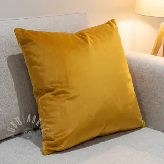 Sammet VELVET STRETCH ochre
