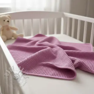 Bomull med vaffelbindning pink