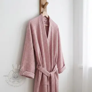 Bomull med vaffelbindning lilac