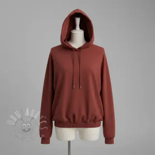 Sweatshirttyg PREMIUM fired brick