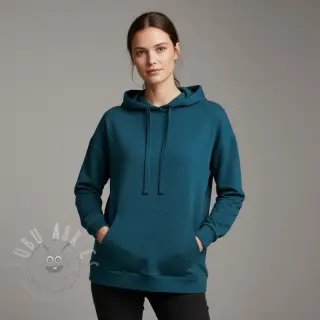 Sweatshirttyg PREMIUM petrol