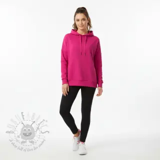 Sweatshirttyg PREMIUM fuchsia