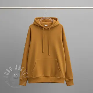 Sweatshirttyg PREMIUM dark camel