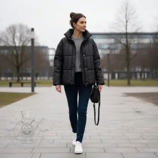 Vadderat tyg Classic black