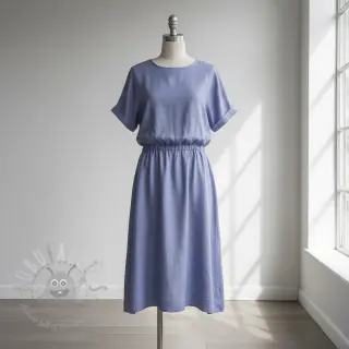 Förtvättat lin 170 g blue grey