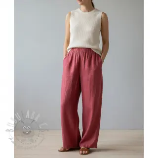 Förtvättat lin 170 g rose pink