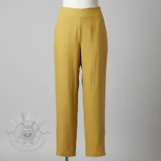 Förtvättat lin 170 g yellow