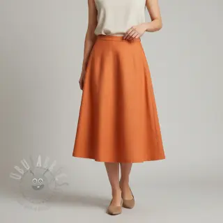 Förtvättat lin 170 g pumpkin orange