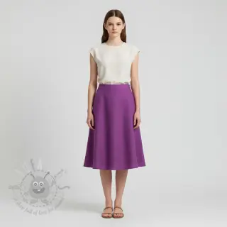 Förtvättat lin orchid purple