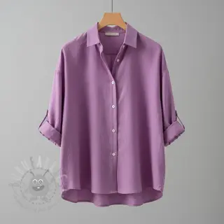 Förtvättat lin orchid pink