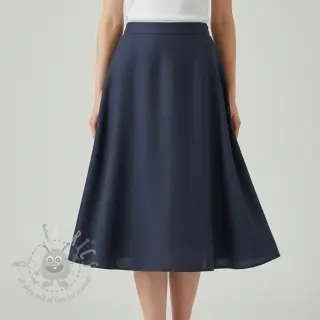 Förtvättat lin 170 g navy