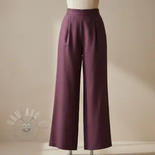 Förtvättat lin 170 g mulberry