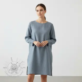 Förtvättat lin 170 g ocean green