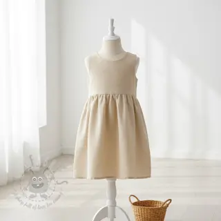 Förtvättat lin 170 g beige