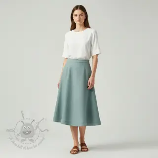 Förtvättat lin nile
