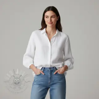 Förtvättat lin 170 g white