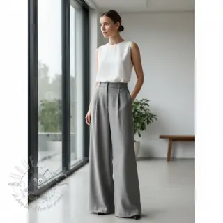 Förtvättat lin 170 g grey