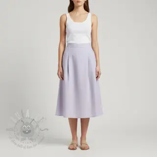 Förtvättat lin light violet