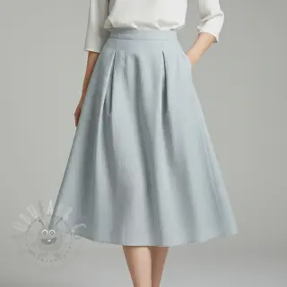 Förtvättat lin pale grey