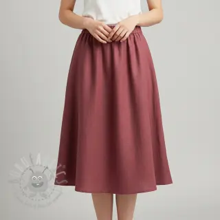 Förtvättat lin dark blush