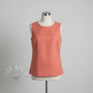 Förtvättat lin peach