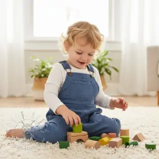 Förtvättat lin indigo