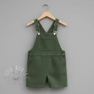 Förtvättat lin forest green