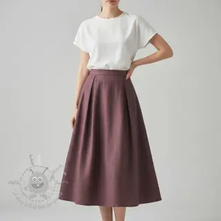 Förtvättat lin old purple