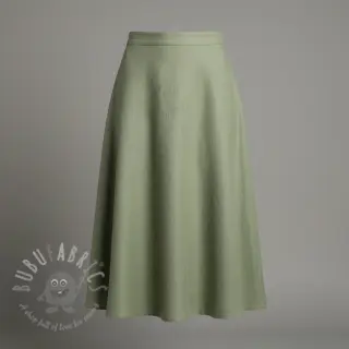 Förtvättat lin old green
