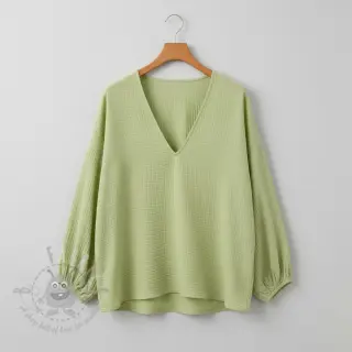 Dubbelgasväv/muslin soft green