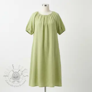 Dubbelgasväv/muslin soft green