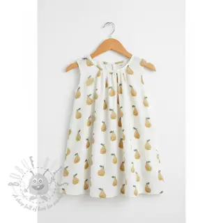 Dubbelgasväv/muslin Pears design B digital print